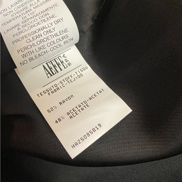 MOSCHINO Cheap & Chic 2pc Black Crepe Jacket Skirt w/Velvet Bows Sz 44/10 NEW - Picture 10 of 13